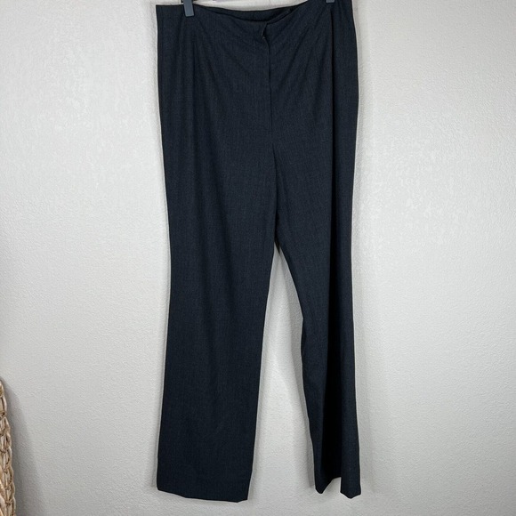 Piazza Sempione Pants - Piazza Sempione Womens Dress Pant Actual 31W Charcoal Pleated High Rise Straight